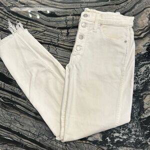Madewell white jeans